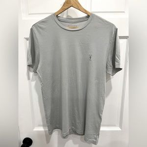 All Saints gray tee size medium